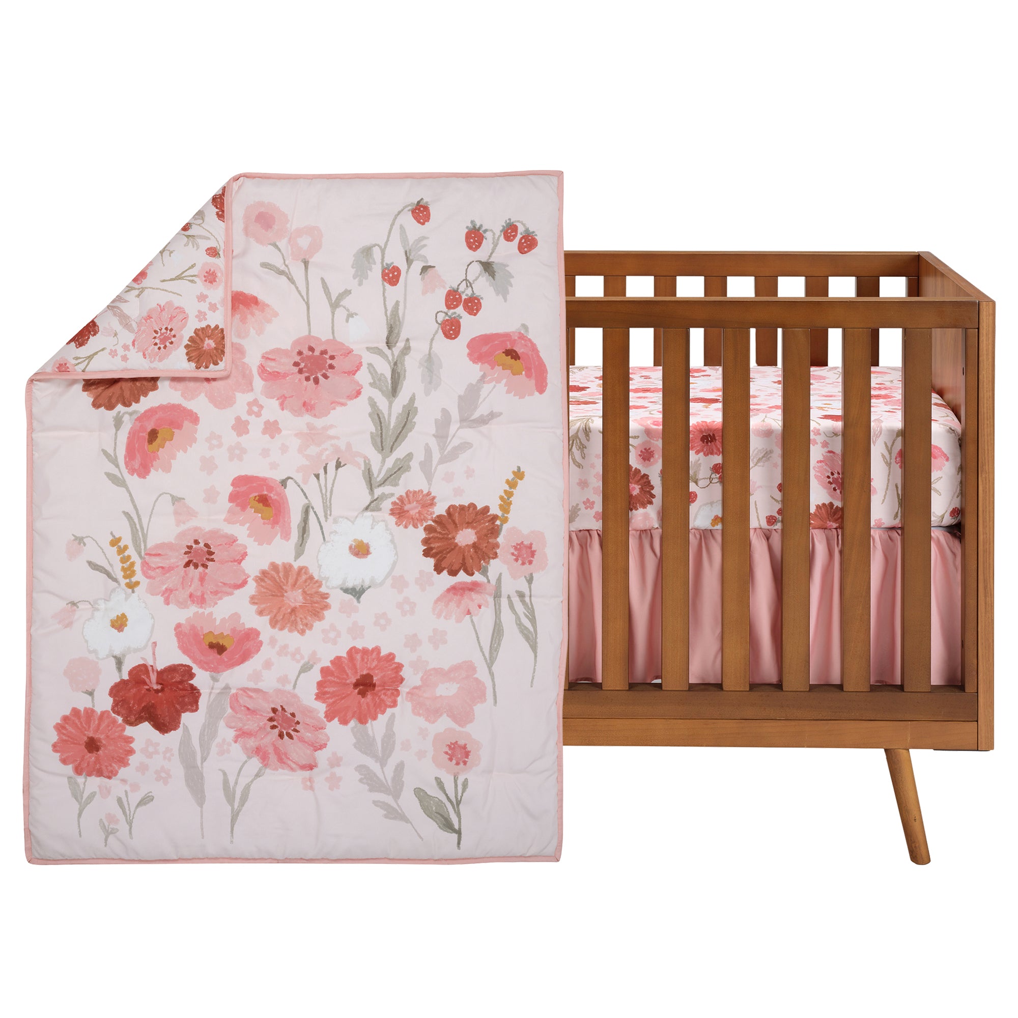 Flower Power 3-Piece Crib Bedding Set by Bedtime Originals