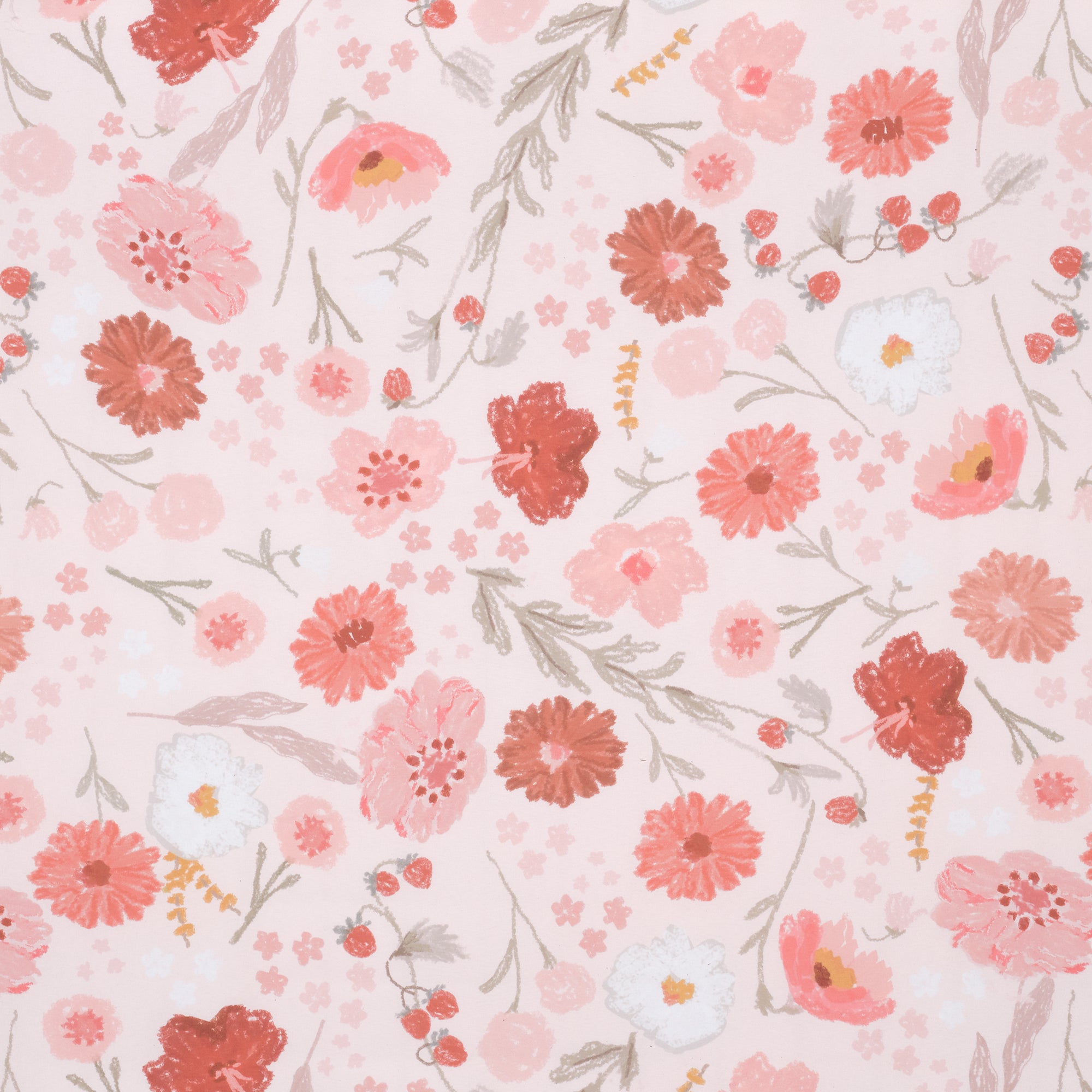 Flower Power Fitted Crib Sheet by Bedtime Originals