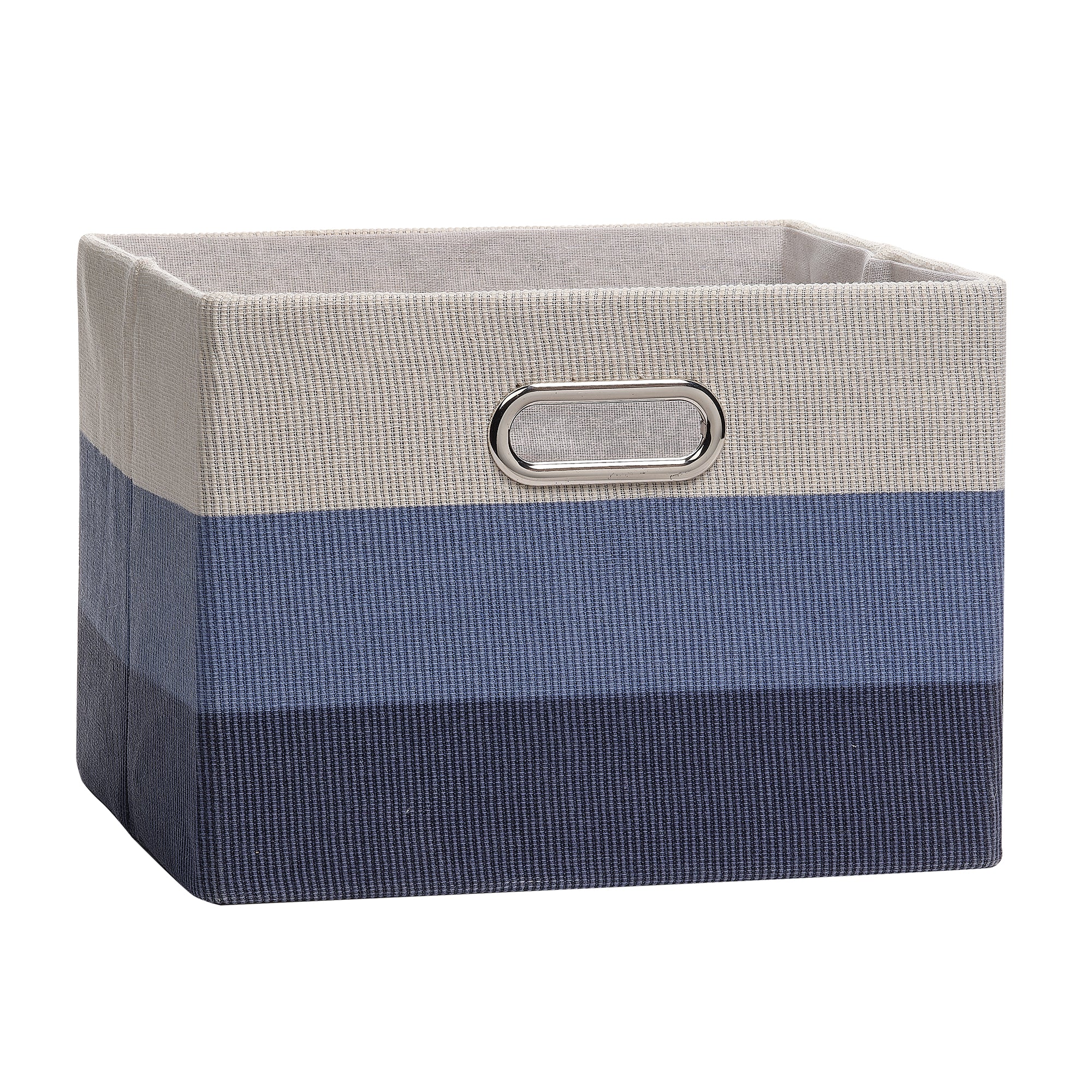 Mainstays Large Blue Decorative Storage Basket - Walmart.com