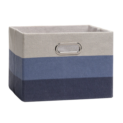Blue Ombre Collapsible Storage Basket by Lambs & Ivy