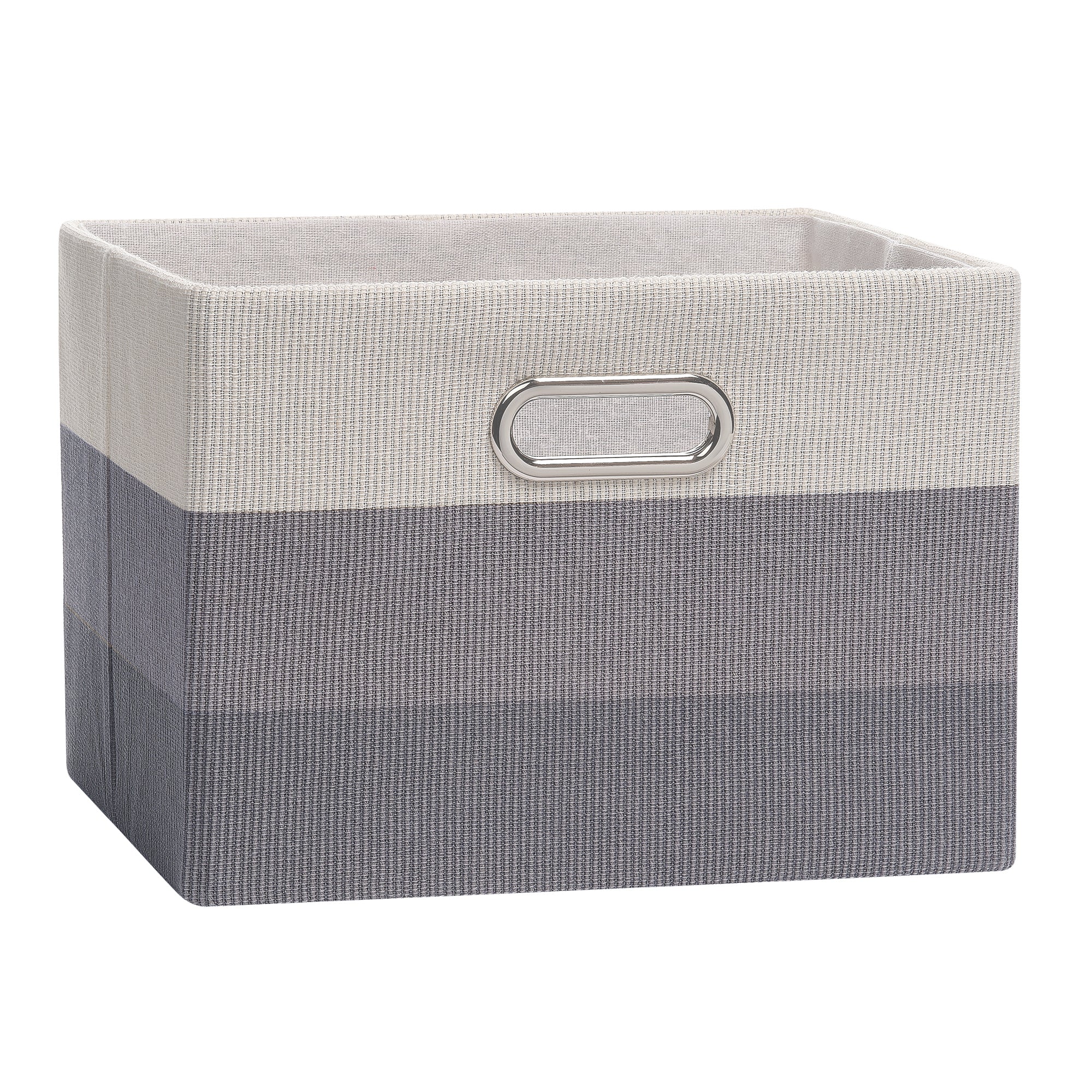 Gray Ombre Collapsible Storage Basket by Lambs & Ivy