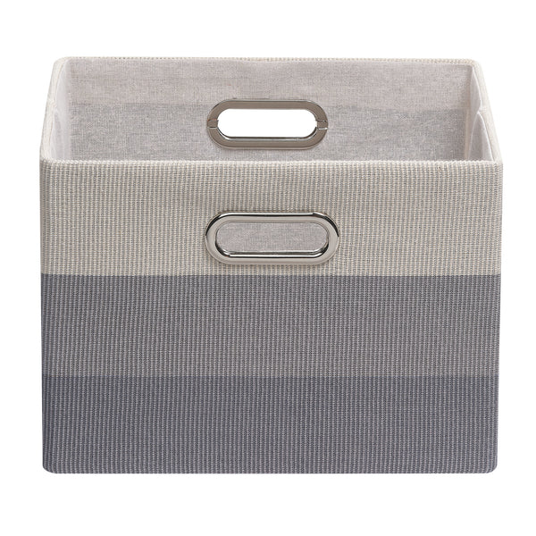 Gray Ombre Collapsible Storage Basket - 2 Pack by Lambs & Ivy