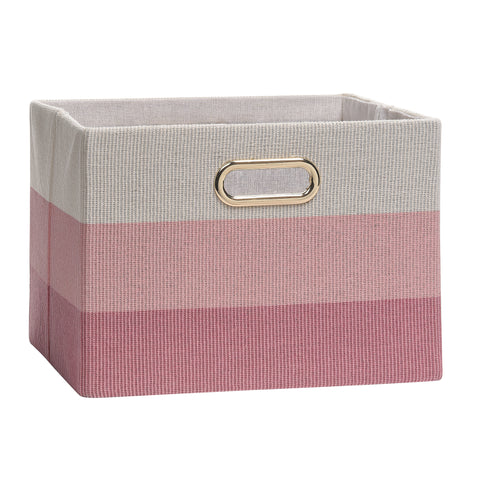 Pink Ombre Collapsible Storage Basket by Lambs & Ivy