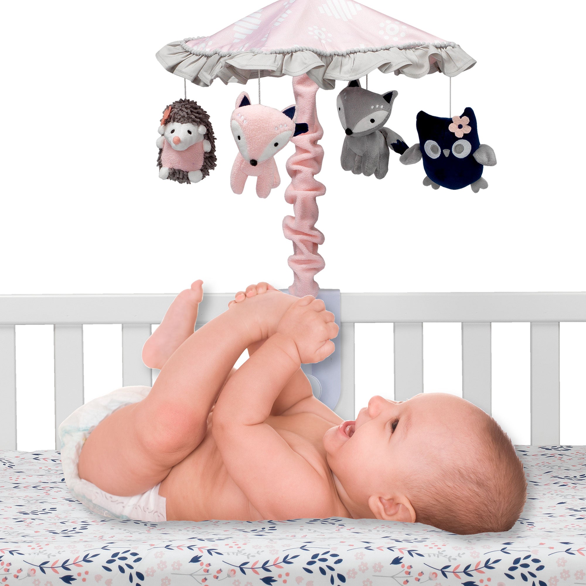 Forever Friends Musical Baby Crib Mobile by Lambs & Ivy