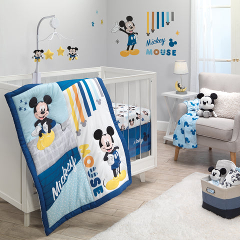 Forever Mickey Mouse 3-Piece Crib Bedding Set by Lambs & Ivy