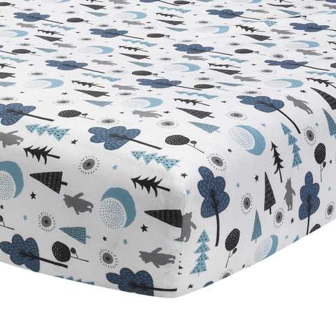 Forever Pooh Fitted Crib Sheet by Lambs & Ivy