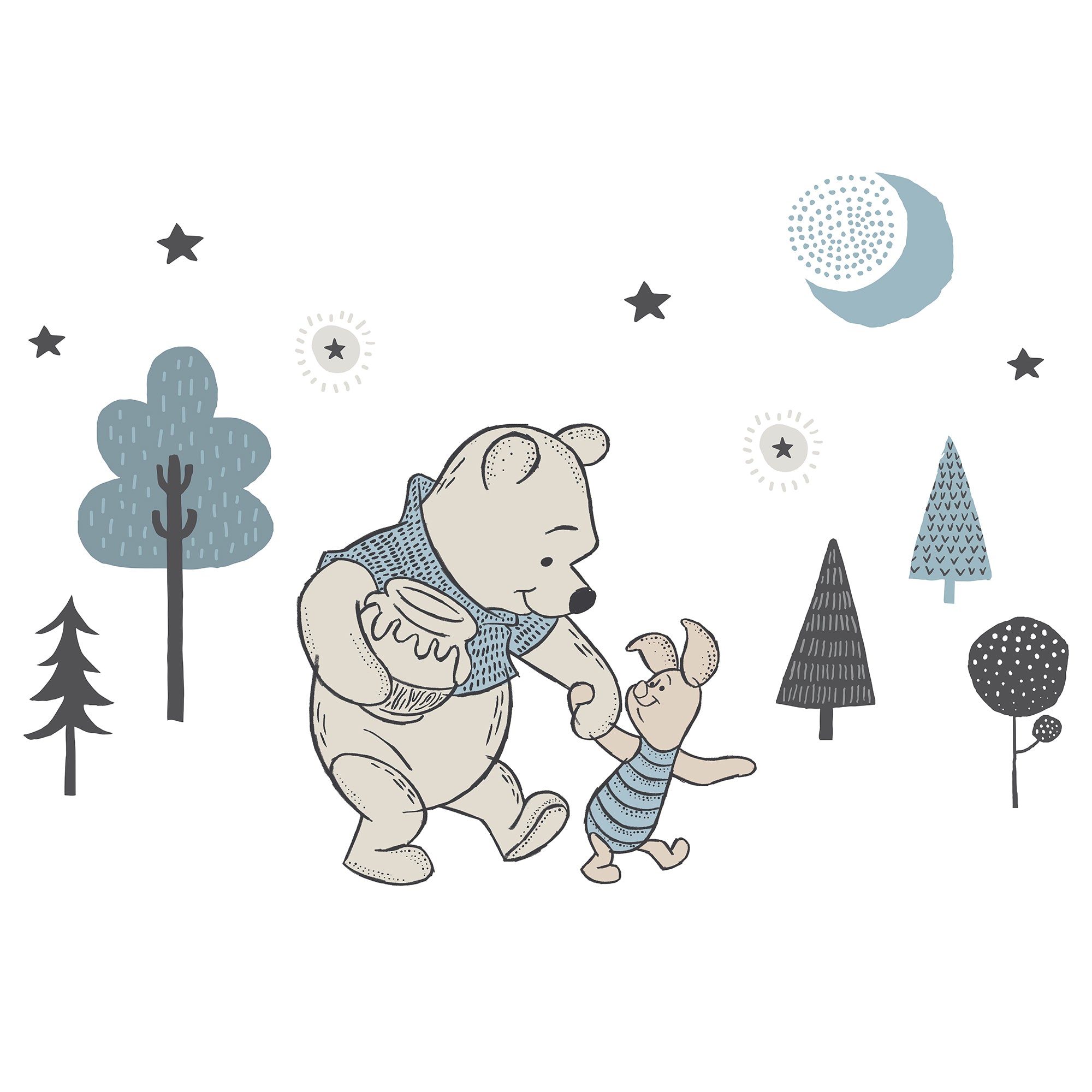 Forever Pooh Wall Decals by Lambs & Ivy