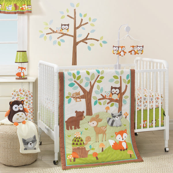 Friendly Forest 3-Piece Crib Bedding Set by Bedtime Originals