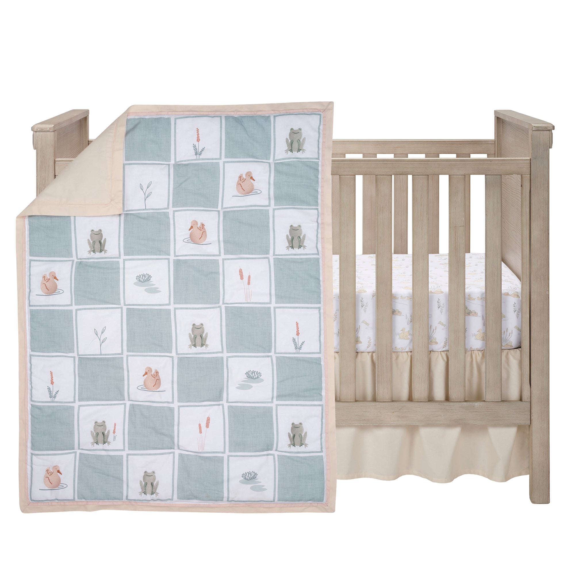 Froggy & Friends 3-Piece Crib Bedding Set by Lambs & Ivy