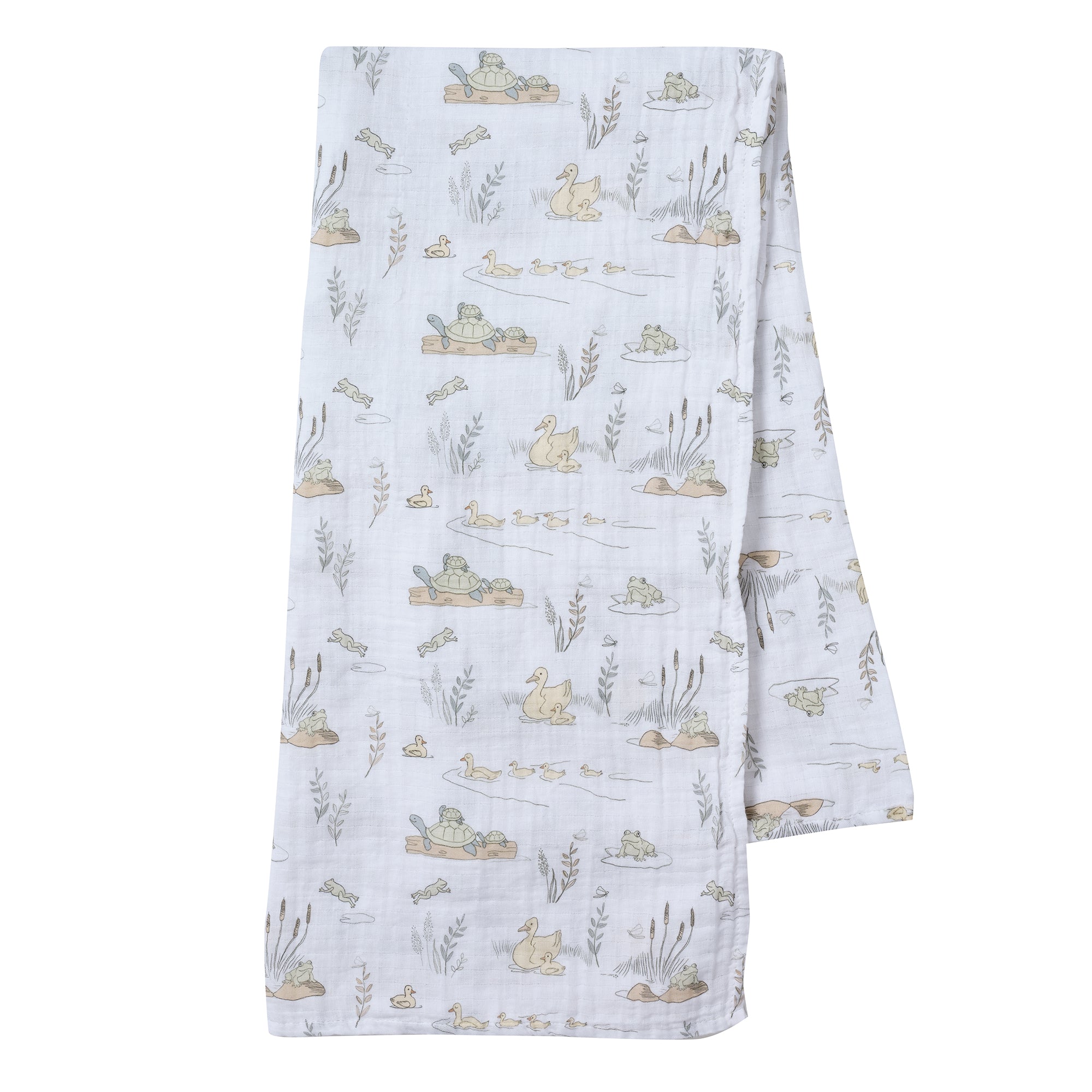 Froggy Swaddle Blanket w/ Lovey by Lambs & Ivy