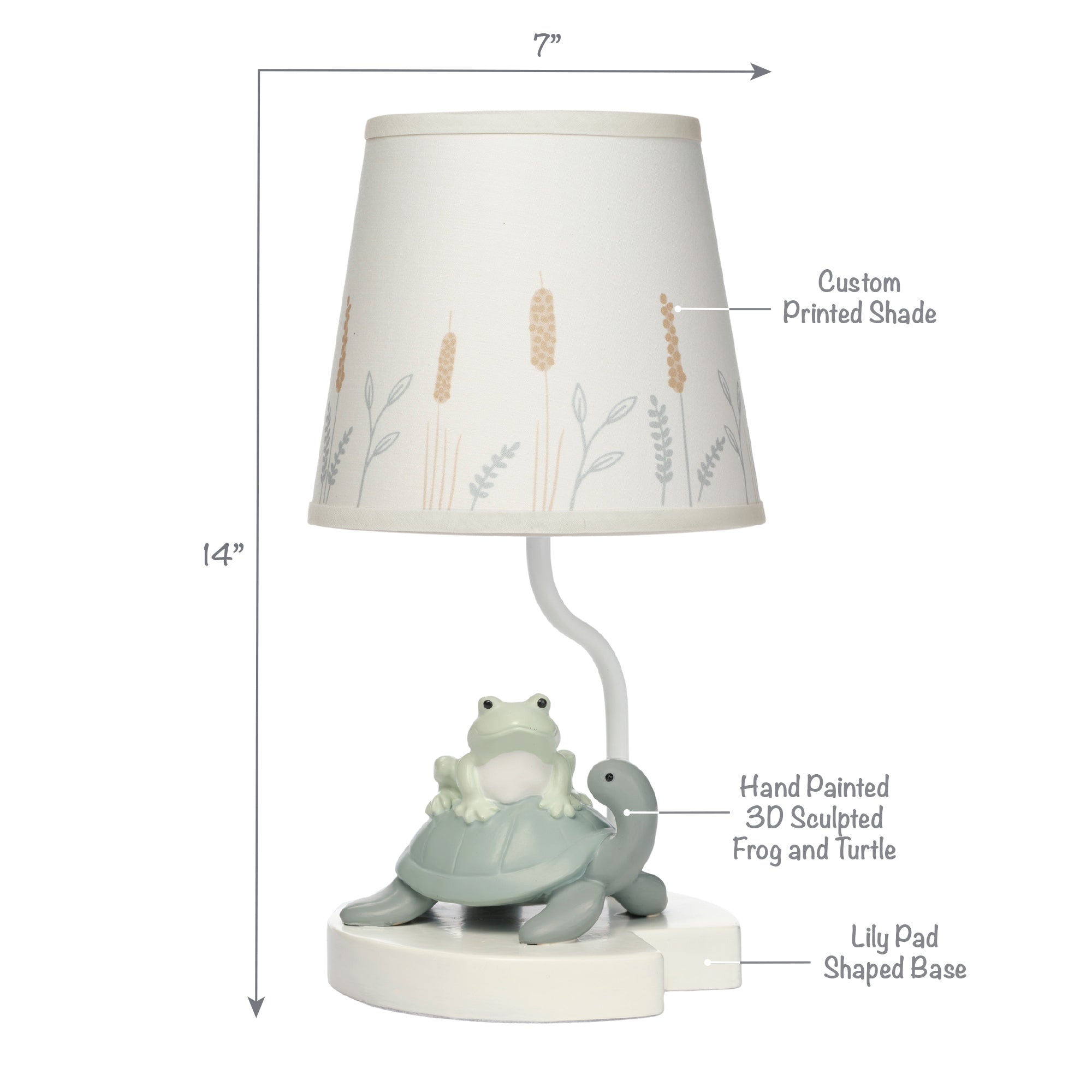 Froggy & Friends Lamp with Shade by Lambs & Ivy
