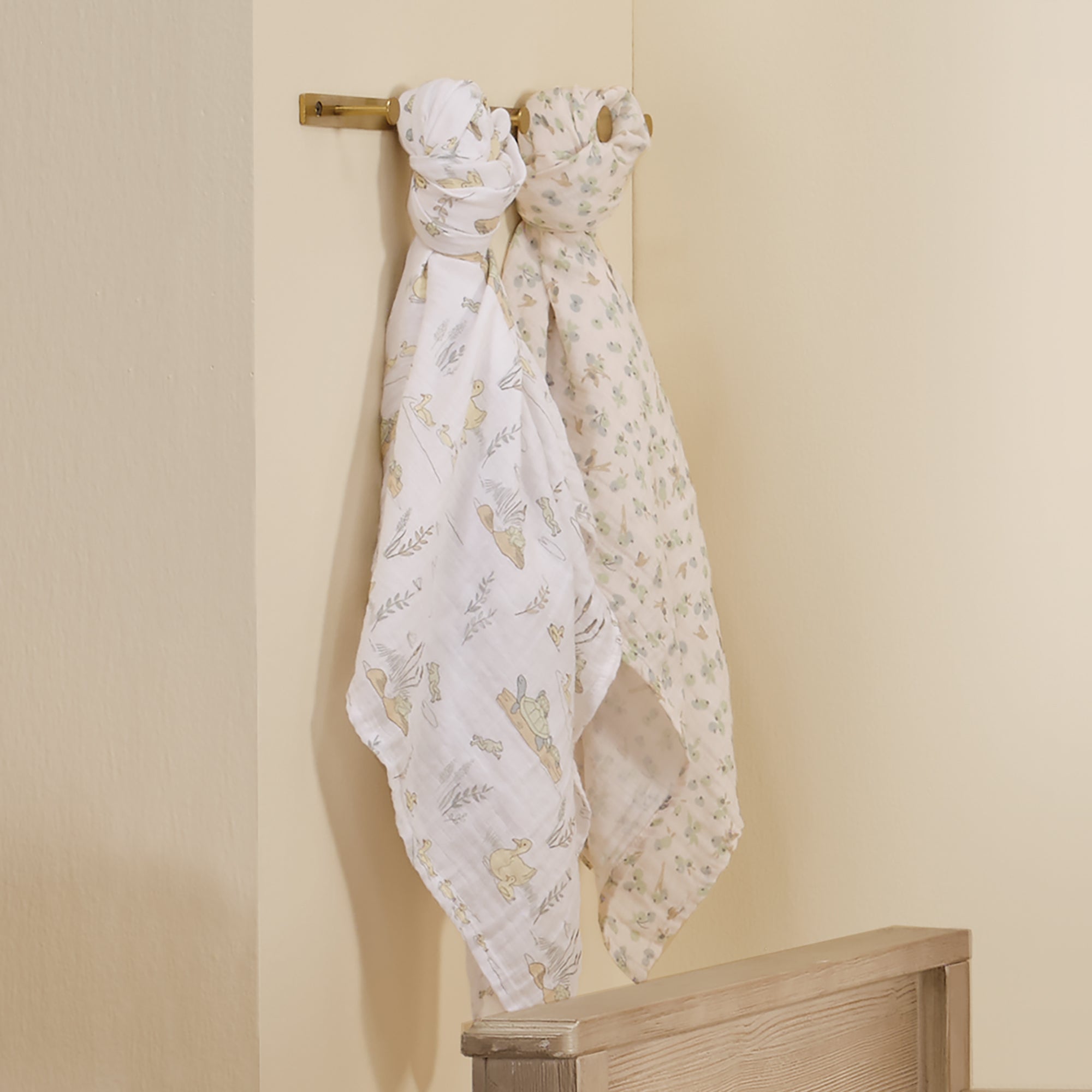 Froggy Swaddle Blanket w/ Lovey by Lambs & Ivy
