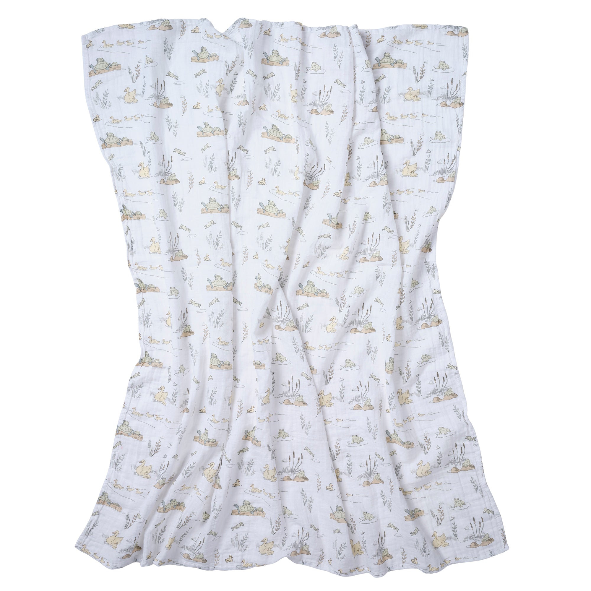 Froggy Swaddle Blanket w/ Lovey by Lambs & Ivy