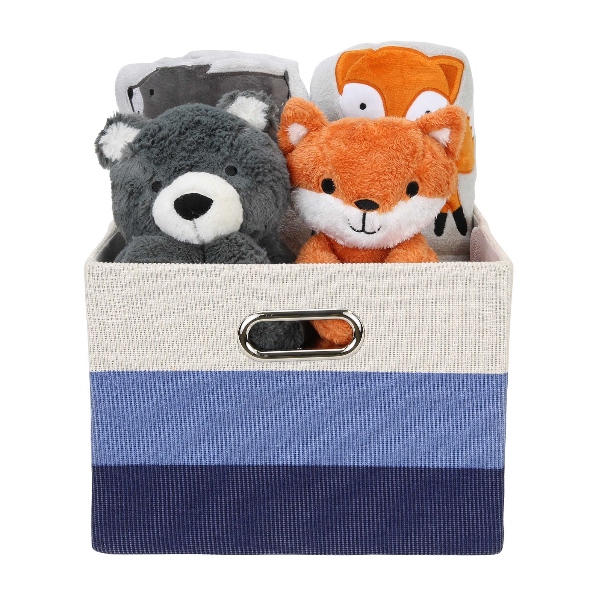 Luxury Blue 5-Piece Baby Gift Basket by Lambs & Ivy