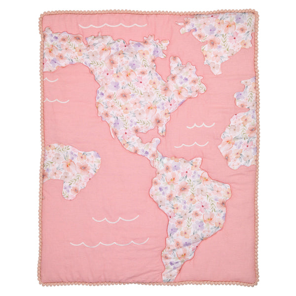 Girls Rule the World 4-Piece Crib Bedding Set by Lambs & Ivy