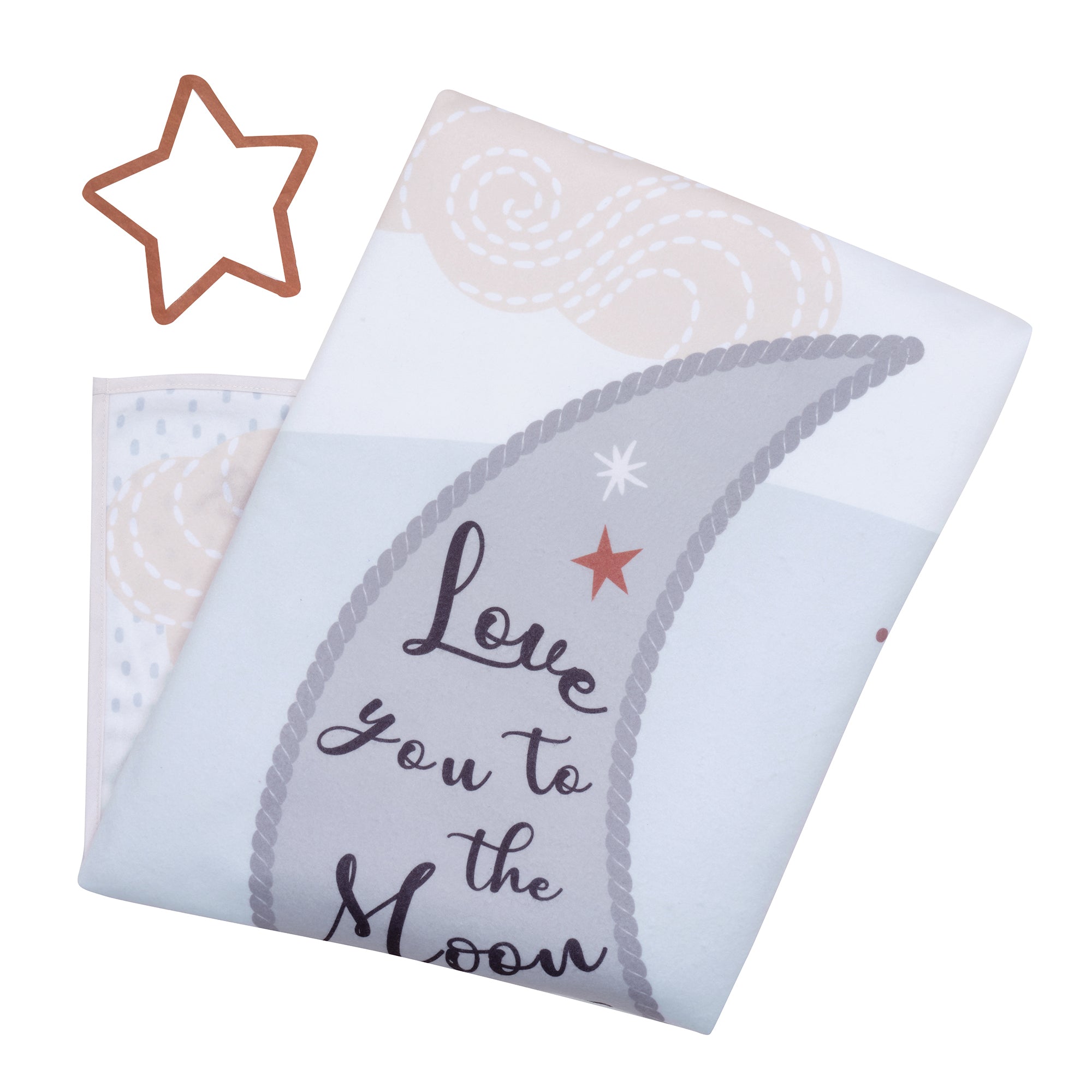 Goodnight Moon Milestone Baby Blanket by Lambs & Ivy