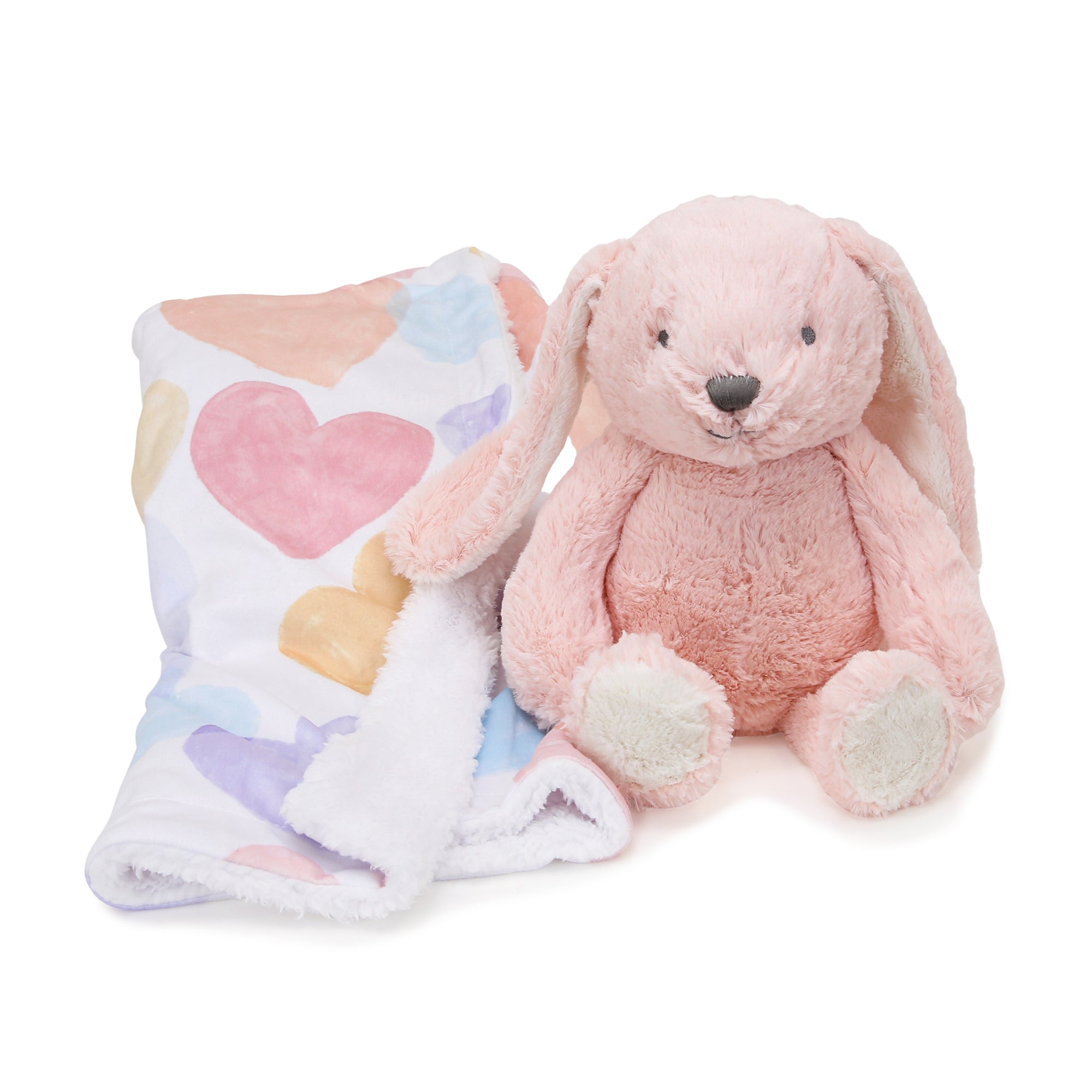 Bunny & Heart Blanket Gift Set by Bedtime Originals