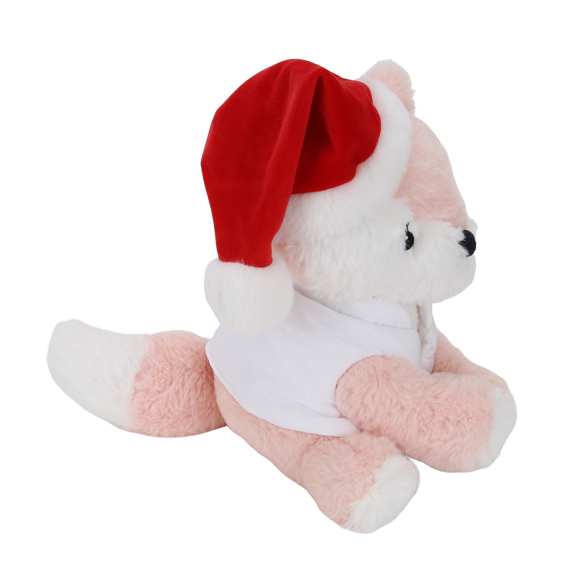 クリスマスオーナメント ぬいぐるみ 赤白 ストライプ Autumn Pink Fox Holiday/Christmas Plush Stuffed Animal Toy – Lambs
