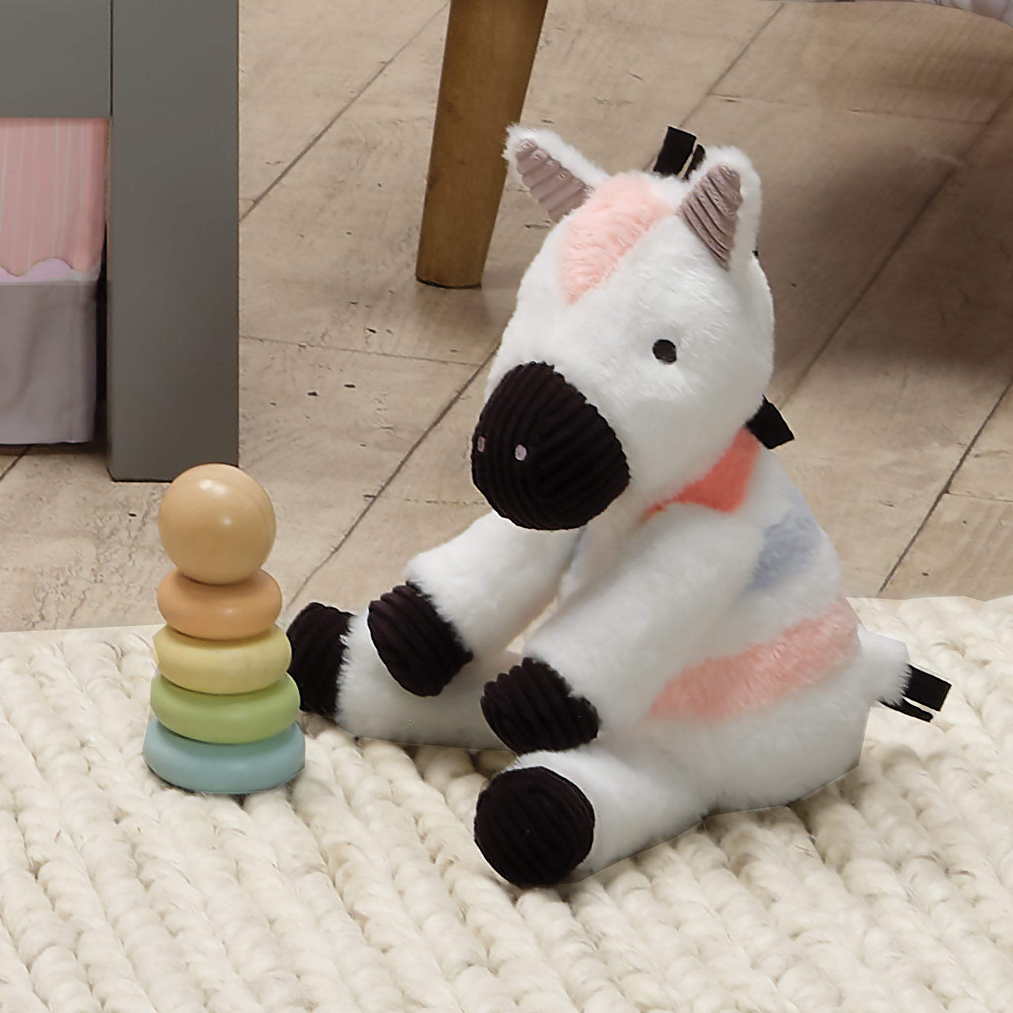 Jazzy Jungle Plush Zebra by Lambs & Ivy