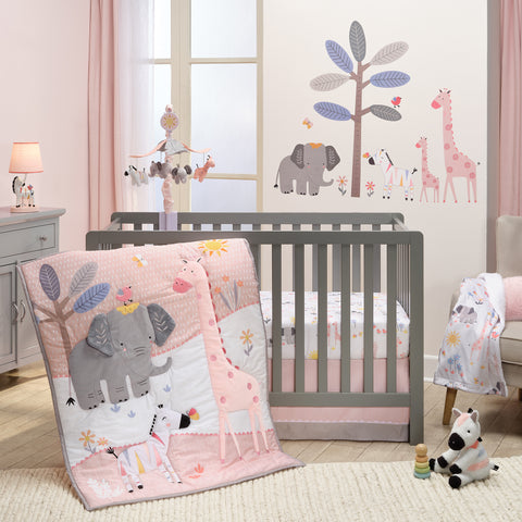 Jazzy Jungle 3-Piece Crib Bedding Set by Lambs & Ivy