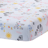Jazzy Jungle Cotton Fitted Crib Sheet by Lambs & Ivy