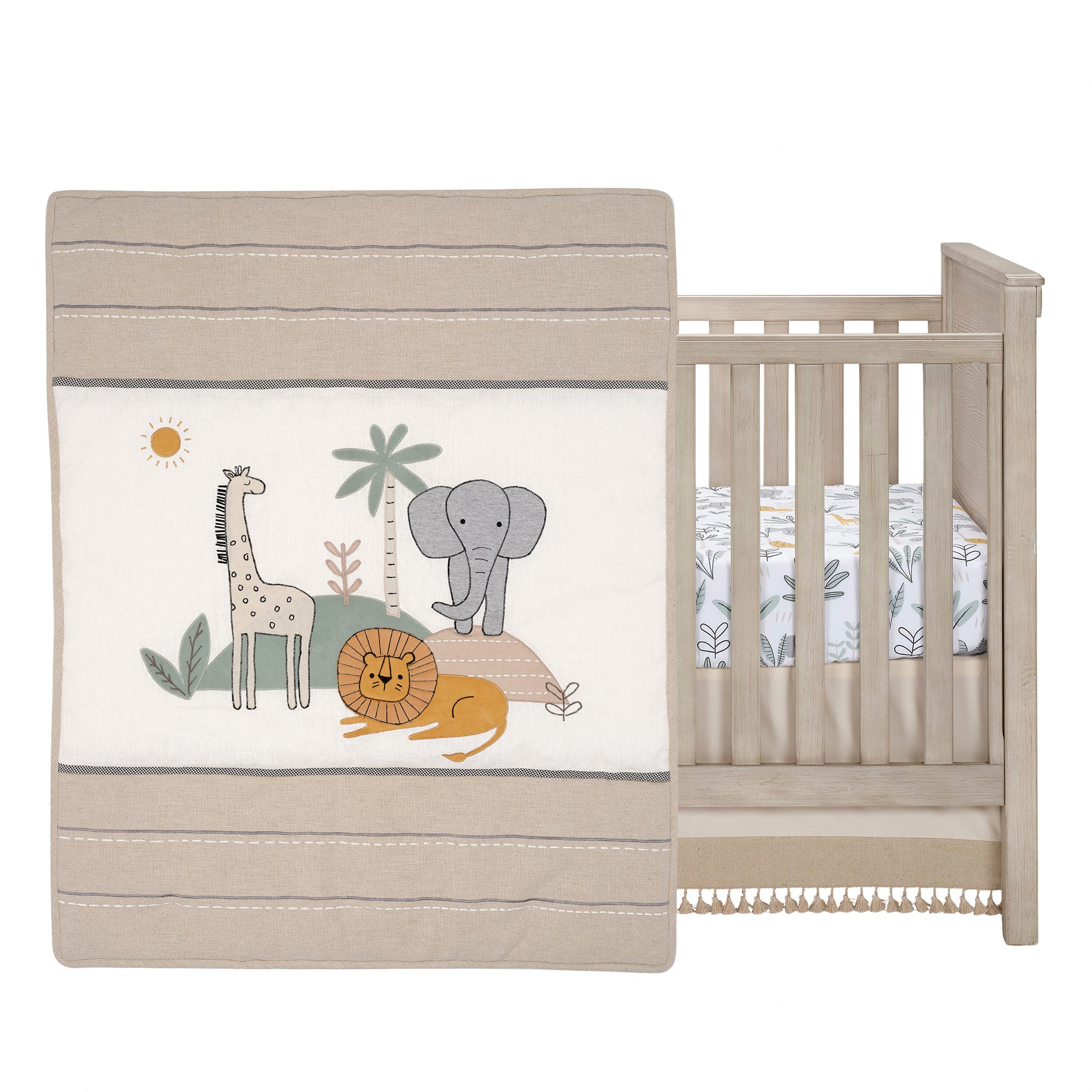 Jungle Adventure 3-Piece Crib Bedding Set by Lambs & Ivy