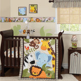 Jungle Buddies Fitted Crib Sheet by Bedtime Originals