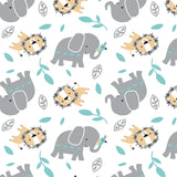 Jungle Fun Fitted Crib Sheet by Bedtime Originals