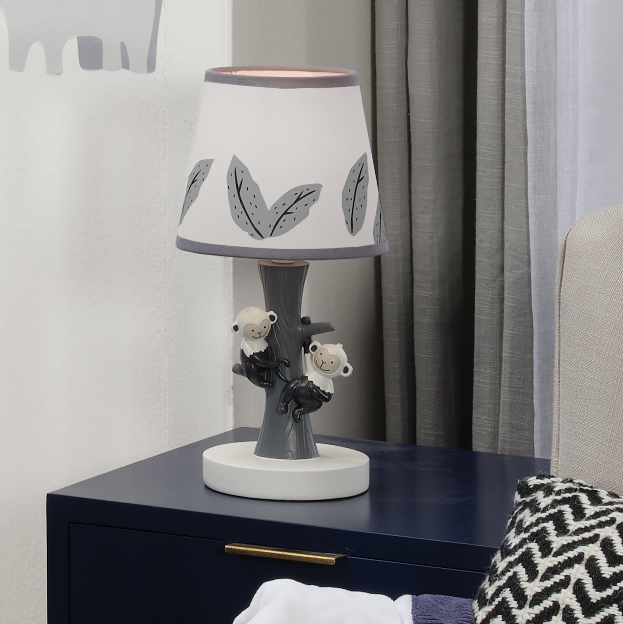Jungle Party Lamp with Shade & Bulb by Lambs & Ivy