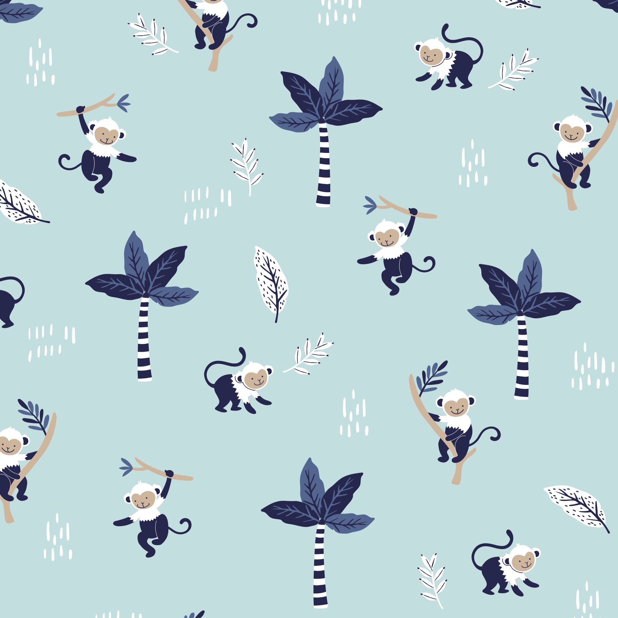 Jungle Party Cotton Fitted Crib Sheet by Lambs & Ivy