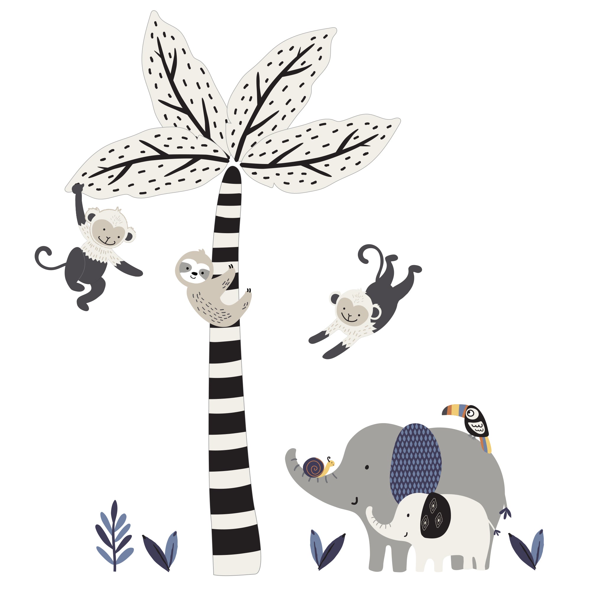 Jungle Party Wall Decals by Lambs & Ivy