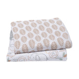 Jungle Story Cotton Muslin Swaddle Blankets by Lambs & Ivy