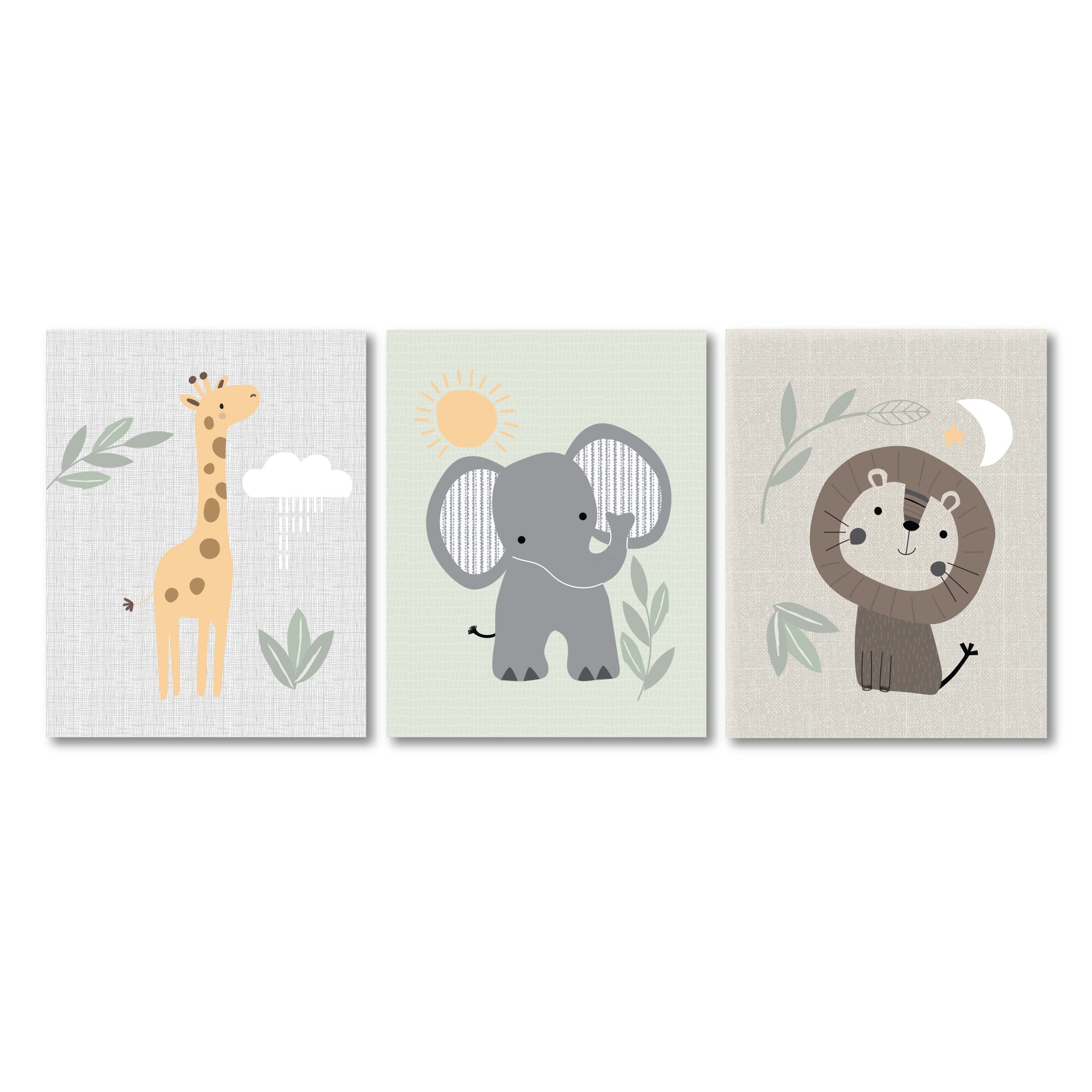 Jungle Story Unframed Wall Art by Lambs & Ivy