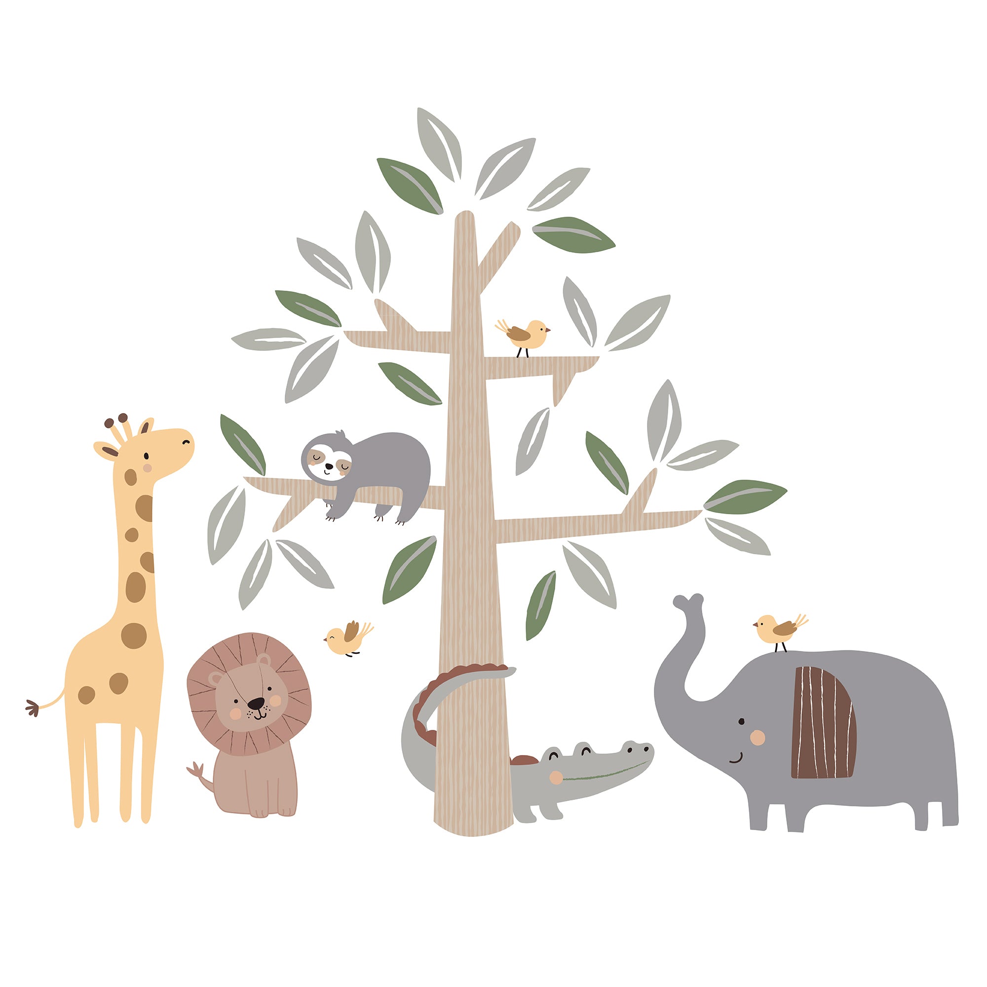 Jungle Story Wall Decals by Lambs & Ivy