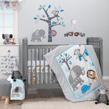 Jungle Fun Fitted Crib Sheet by Bedtime Originals