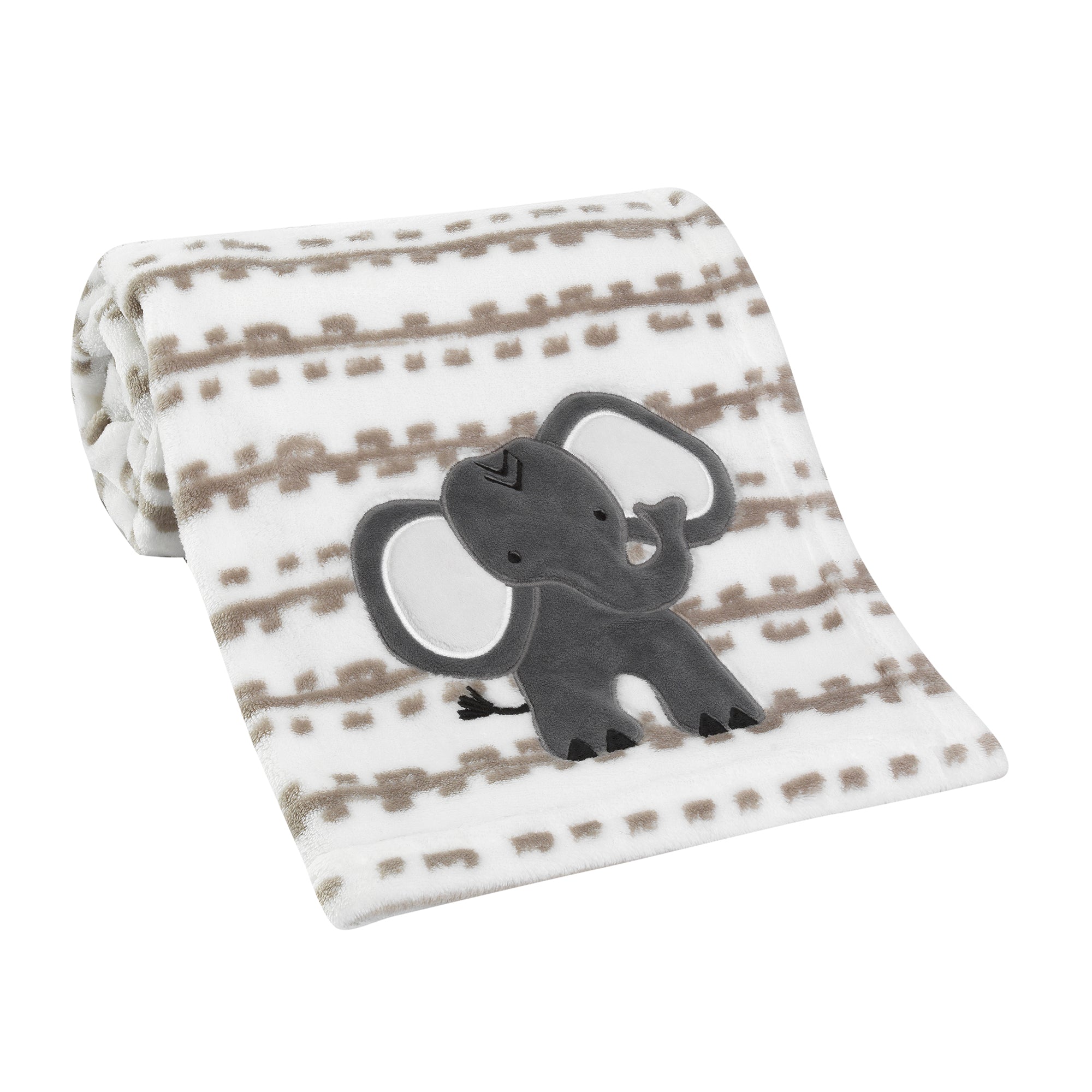 Blanket & Plush Baby Gift Set - Gray Elephant by Lambs & Ivy