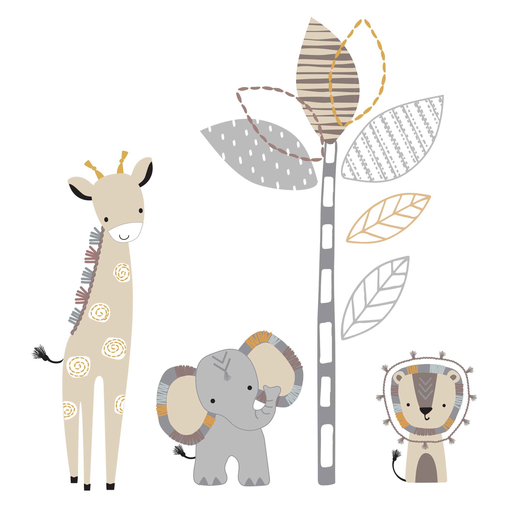 Jungle Safari Wall Decals by Lambs & Ivy