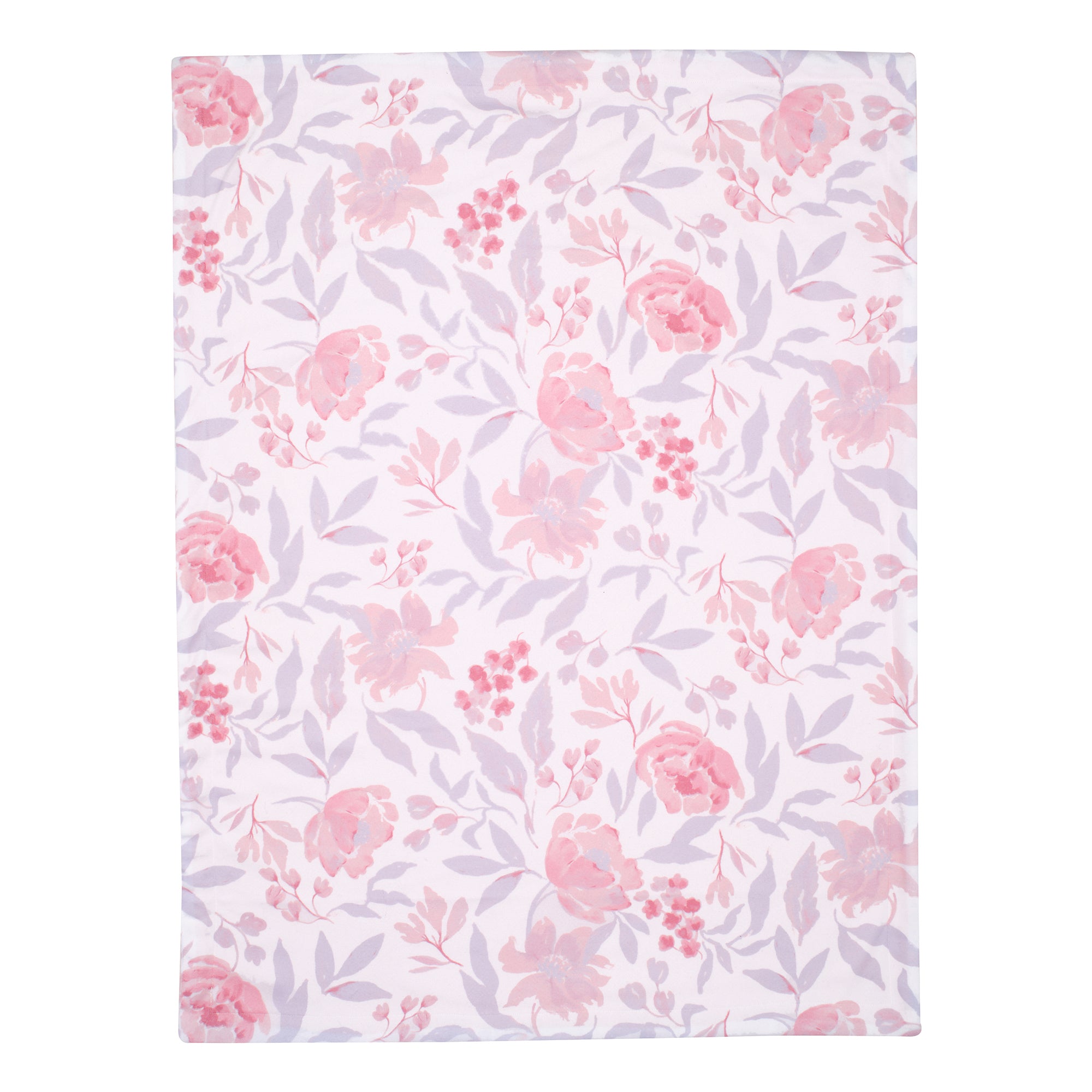Lavender Floral Baby Blanket by Bedtime Originals
