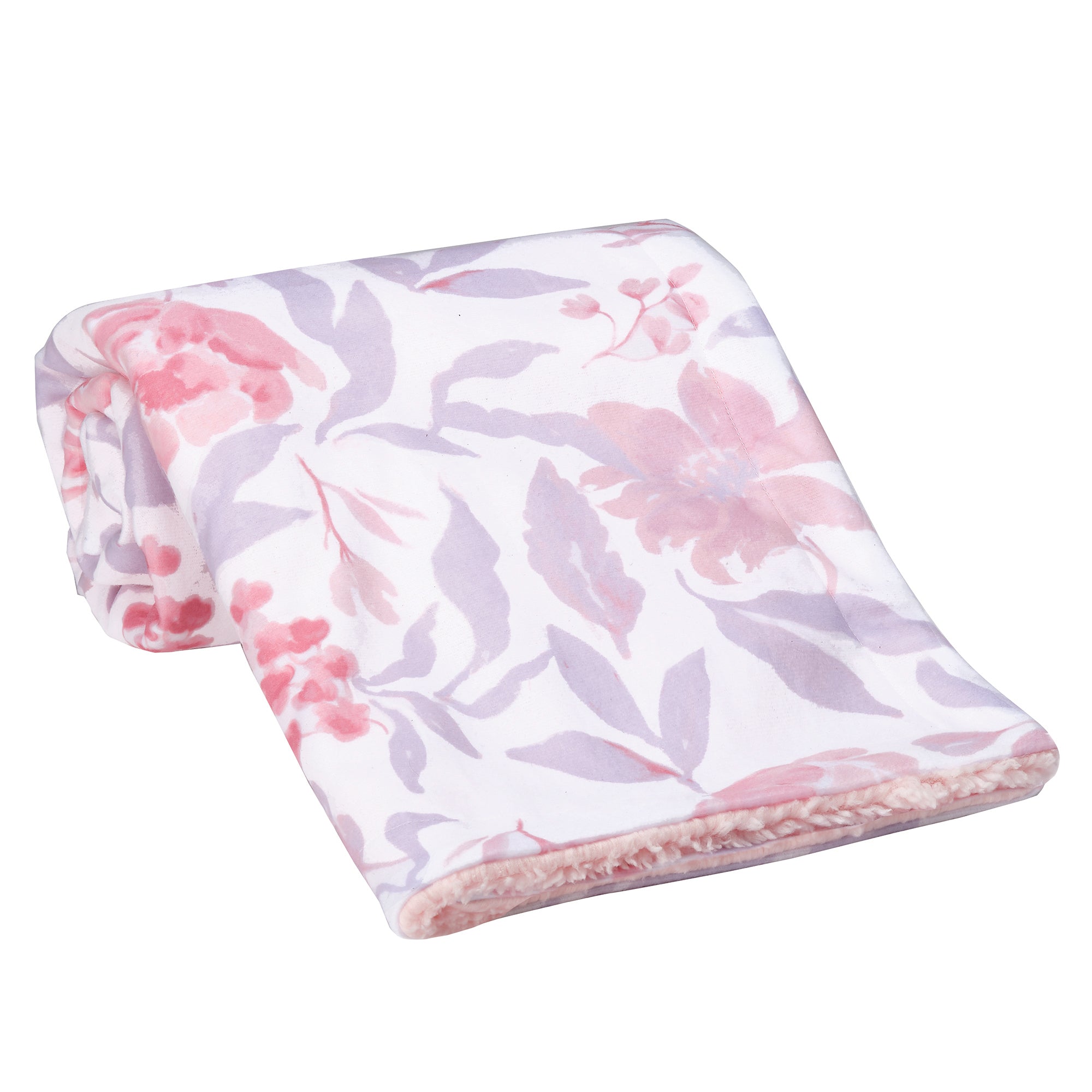 Lavender Floral Baby Blanket by Bedtime Originals