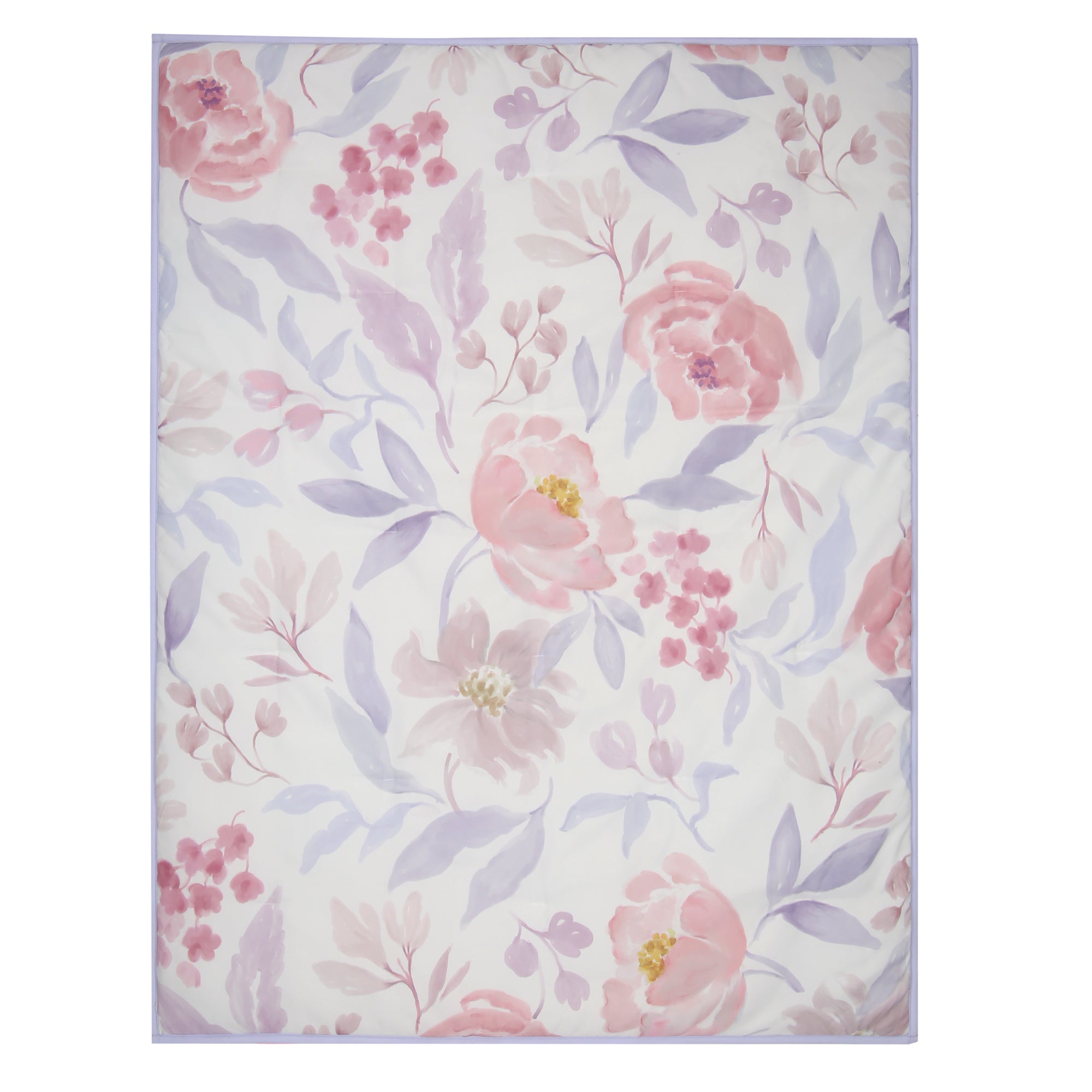 Lavender Floral 3-Piece Crib Bedding Set by Bedtime Originals