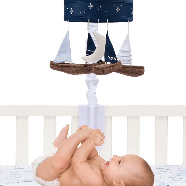 Little Skipper Musical Baby Crib Mobile by Lambs & Ivy