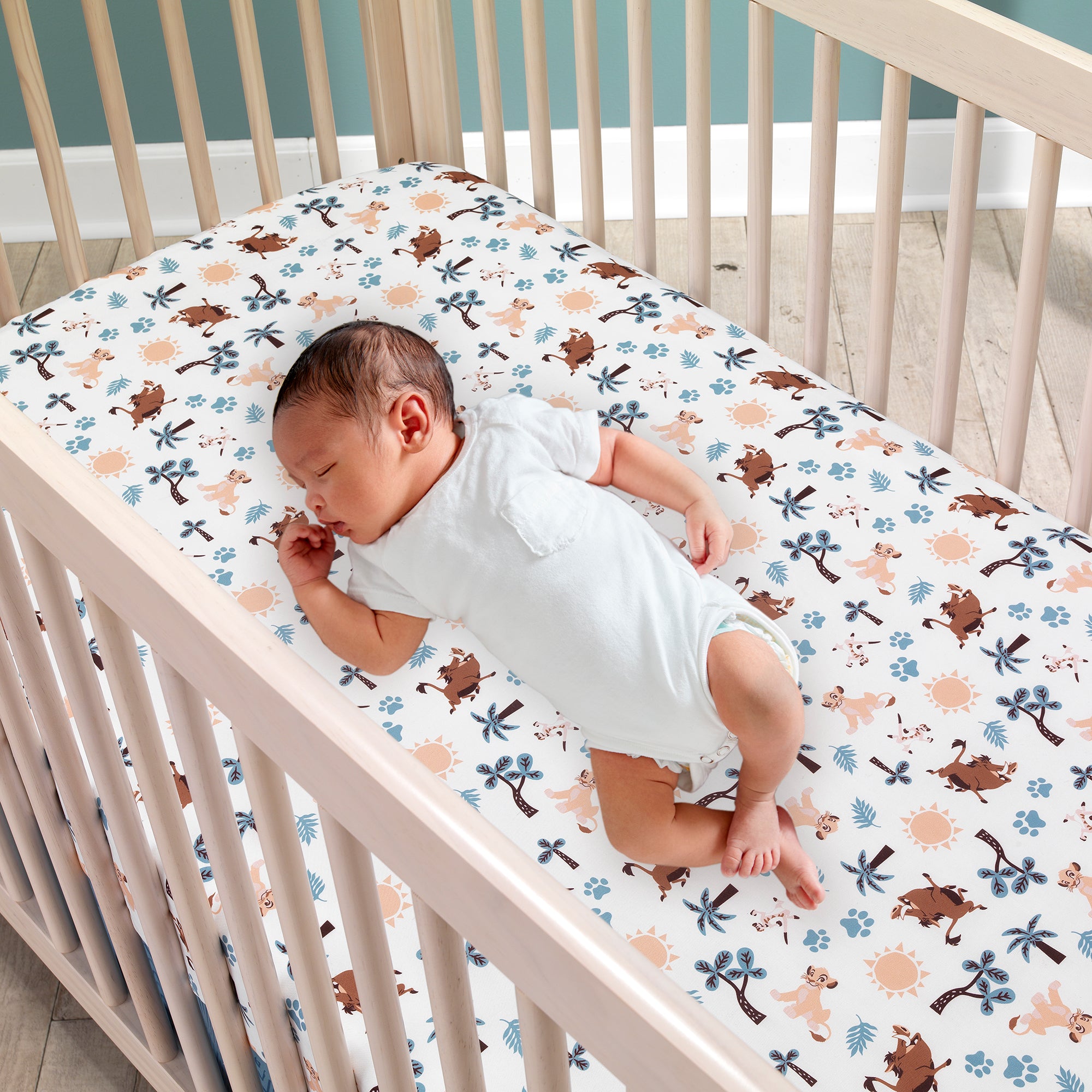 Lion King Adventure Fitted Crib Sheet by Lambs & Ivy
