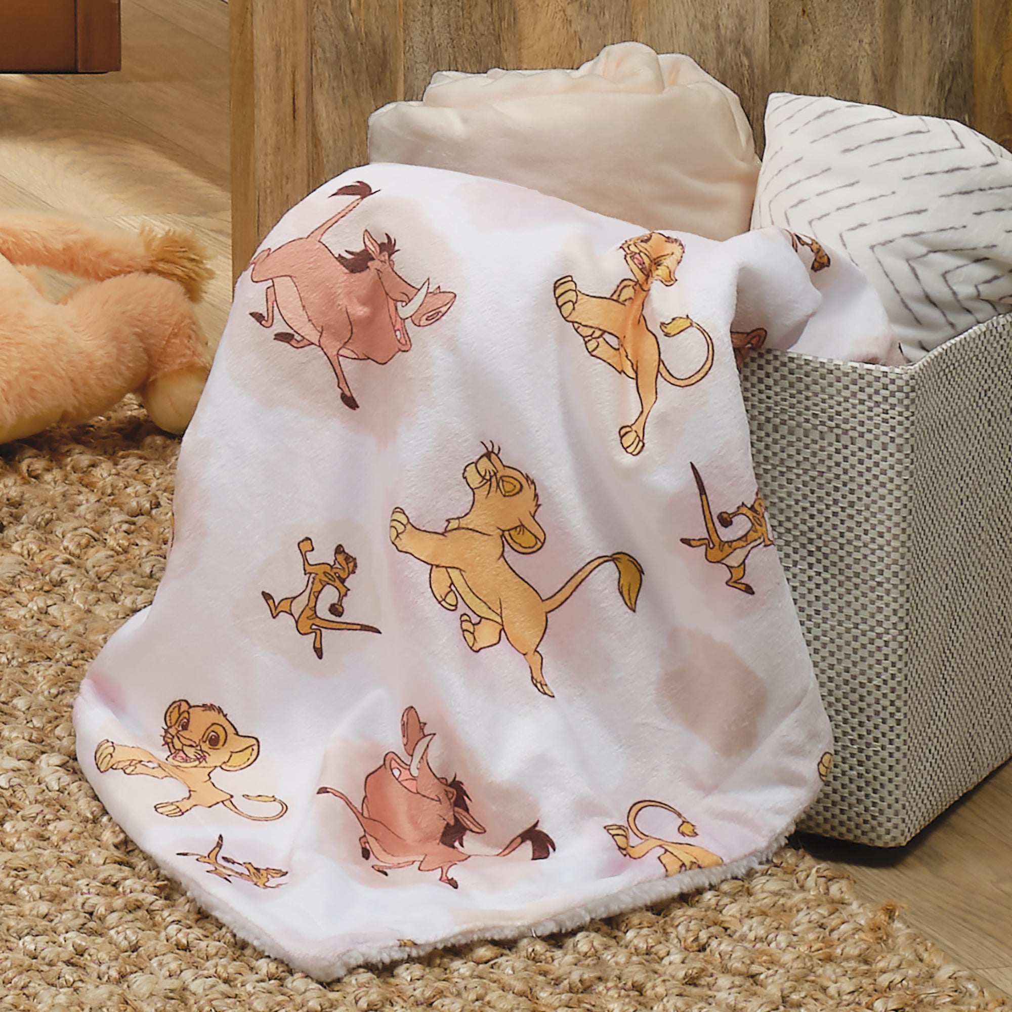 Lion King Safari Baby Blanket by Lambs & Ivy