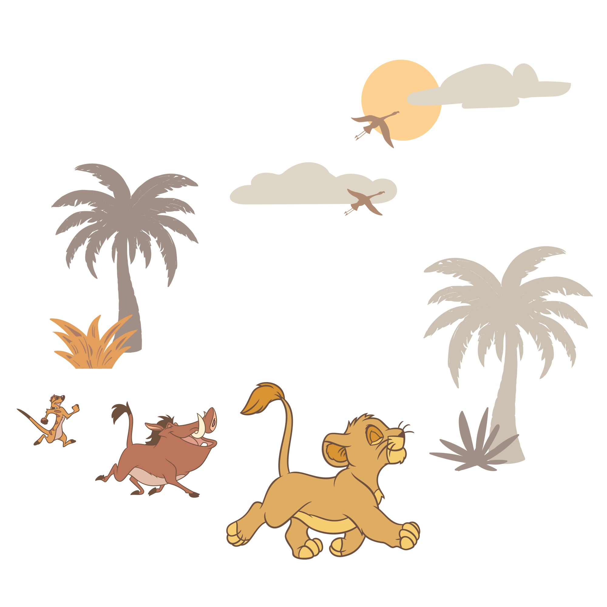 Lion King Safari Wall Decals by Lambs & Ivy