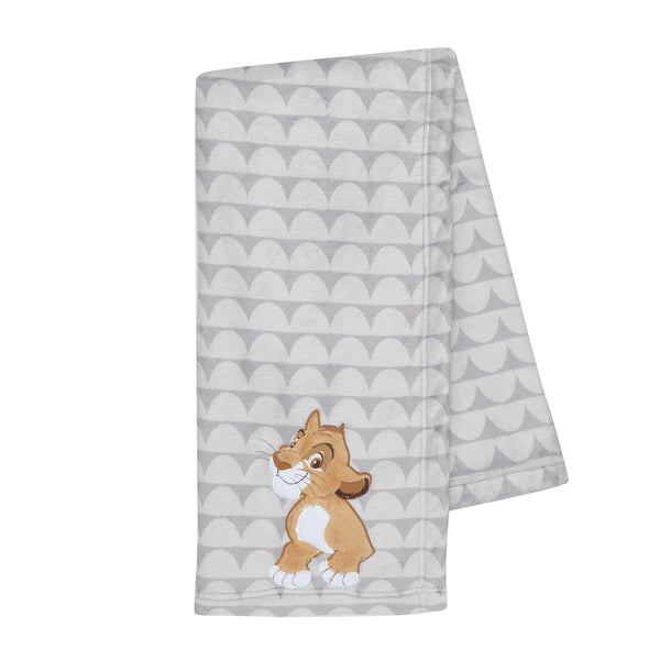 THE LION KING Appliqued Baby Blanket by Lambs & Ivy