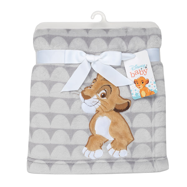 THE LION KING Appliqued Baby Blanket by Lambs & Ivy