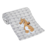 THE LION KING Appliqued Baby Blanket by Lambs & Ivy