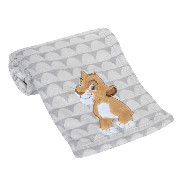 THE LION KING Appliqued Baby Blanket by Lambs & Ivy