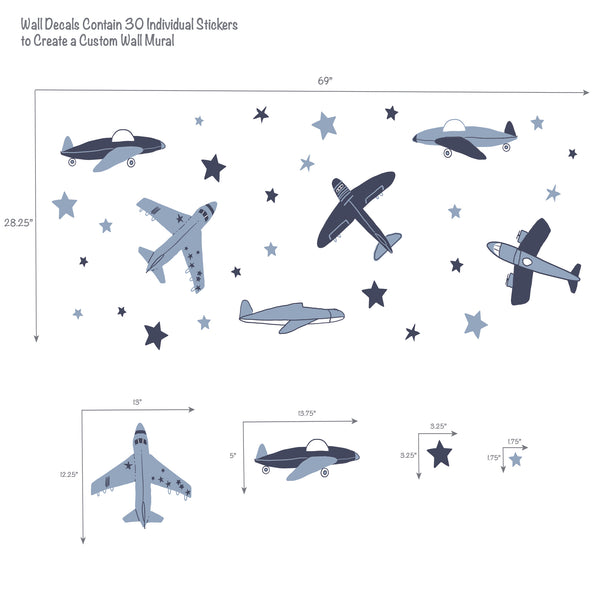 Little Aviator Wall Decals by Bedtime Originals