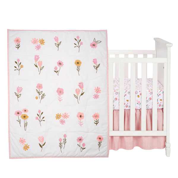 Little Garden 3-Piece Crib Bedding Set by Lambs & Ivy